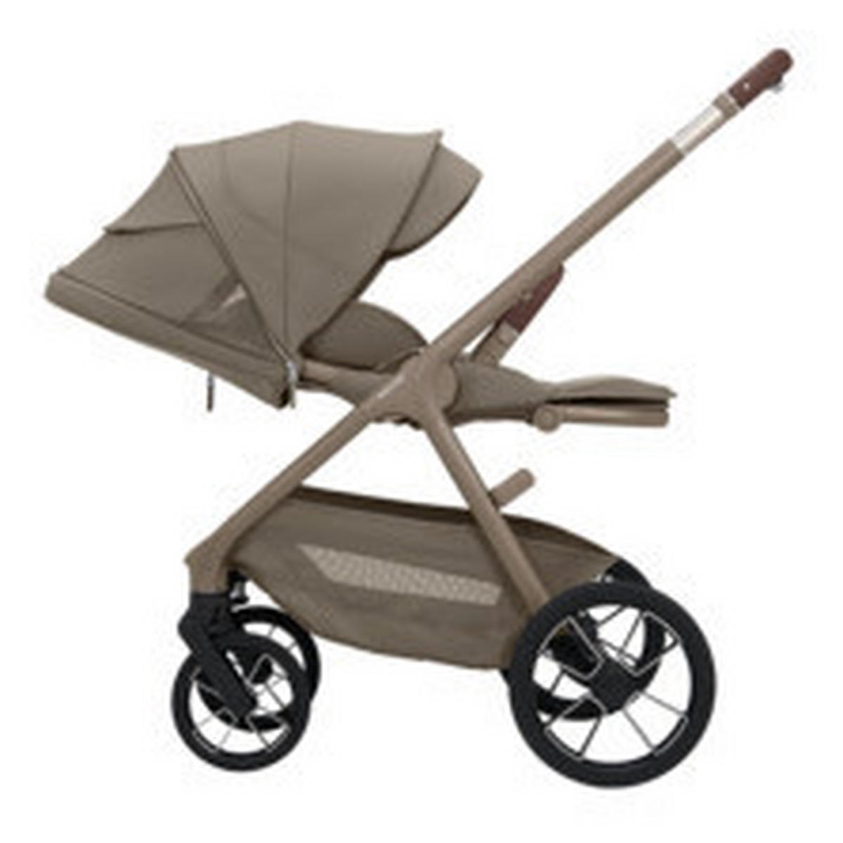 KINDERWAGEN Oxford+  - Beigebraun/Braun, Basics, Kunststoff/Textil (57,5/108/91cm) - Maxi Cosi Pro