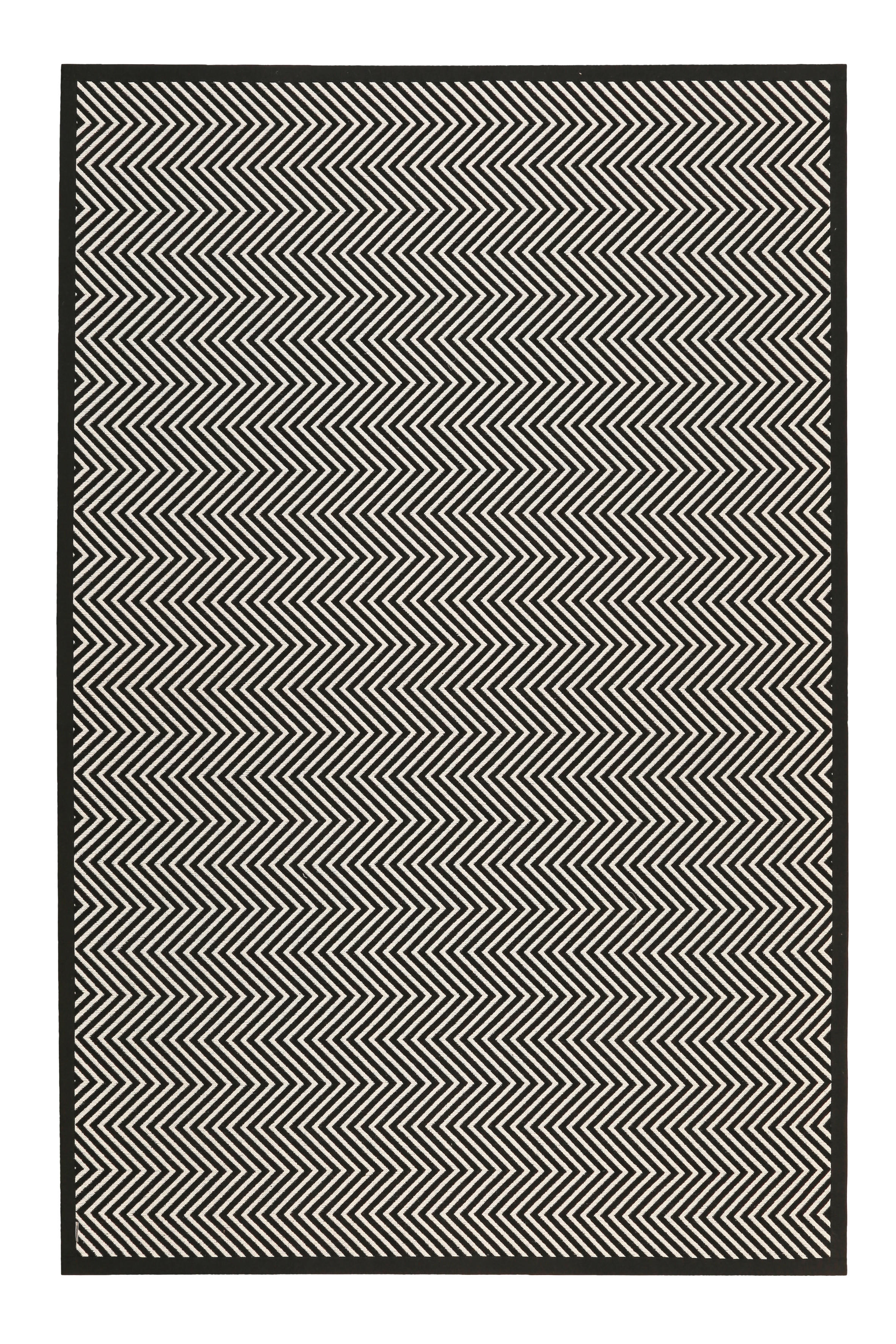 HANDWEBTEPPICH 70/140 cm Paulsen  - Schwarz, Trend, Textil (70/140cm) - Esprit