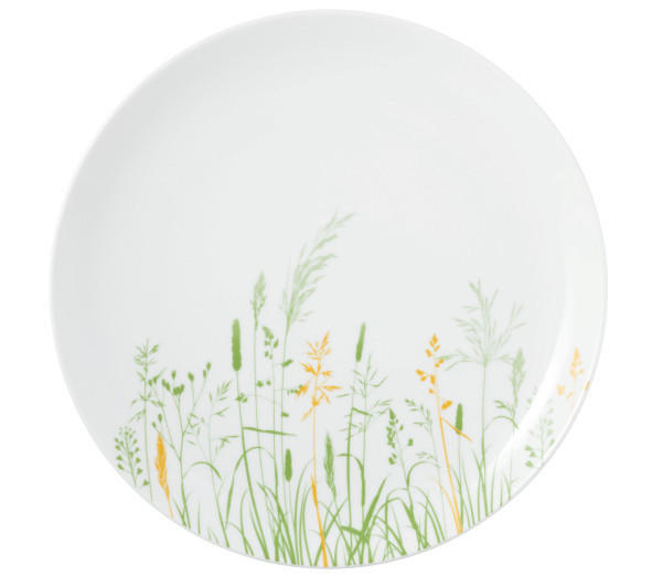 PLITVI KROŽNIK  LIBERTY MEADOW GRASSES  keramika  27,5 cm       - zelena/bela, Basics, keramika (27,5cm) - Seltmann Weiden