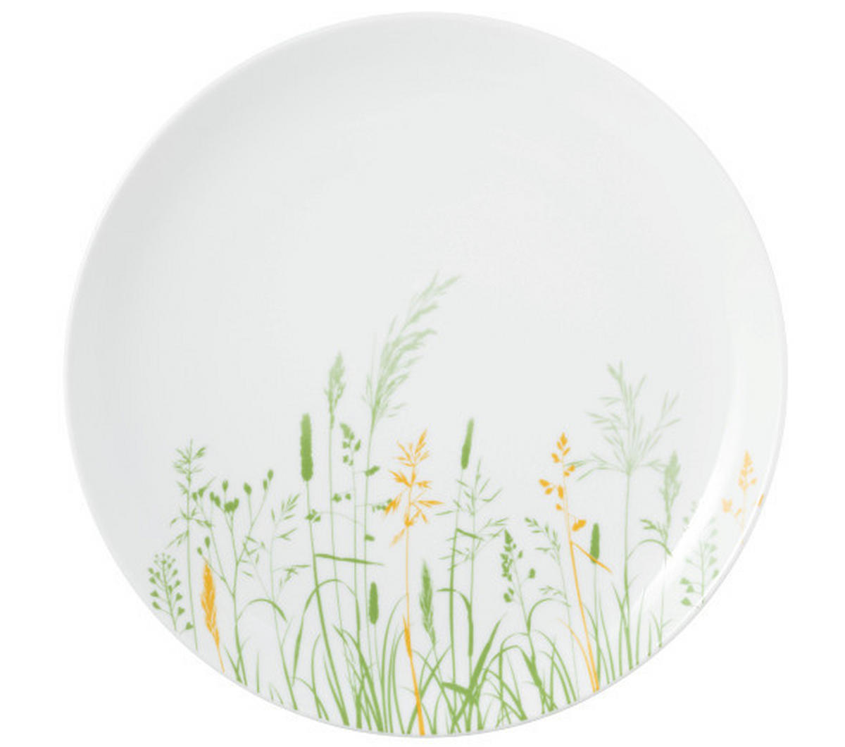 PLITVI KROŽNIK  LIBERTY MEADOW GRASSES  keramika  27,5 cm       - zelena/bela, Basics, keramika (27,5cm) - Seltmann Weiden