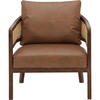 SESSEL Echtleder Braun    - Braun, LIFESTYLE, Leder/Holz (71/73/80cm) - Livetastic