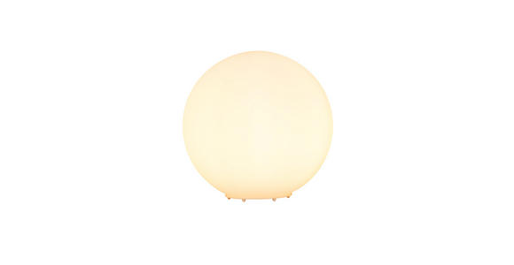 TISCHLEUCHTE 25 cm  - Weiß, Basics, Glas/Kunststoff (25cm) - Novel
