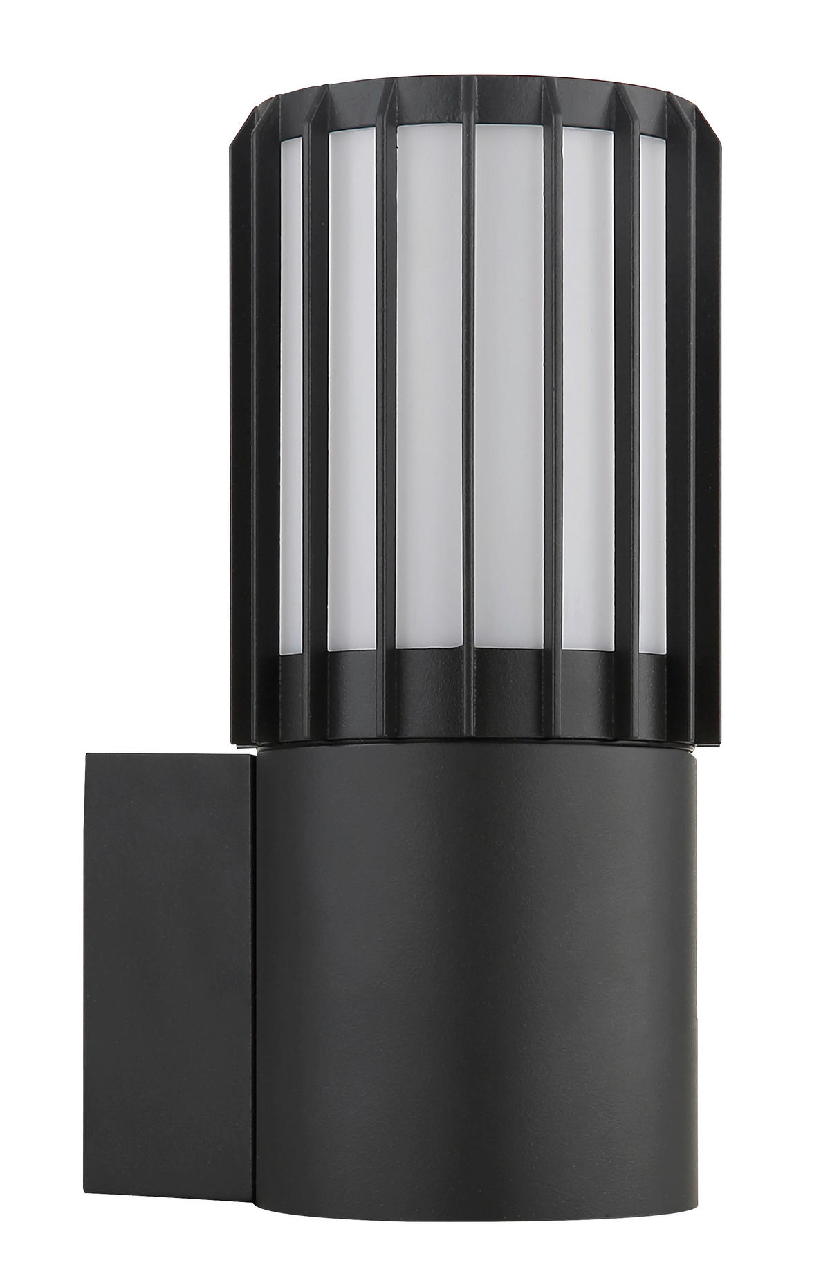AUSSENLEUCHTE Mervin 9/12,5/20 cm  - Anthrazit/Opal, Design, Kunststoff/Metall (9/12,5/20cm) - Globo