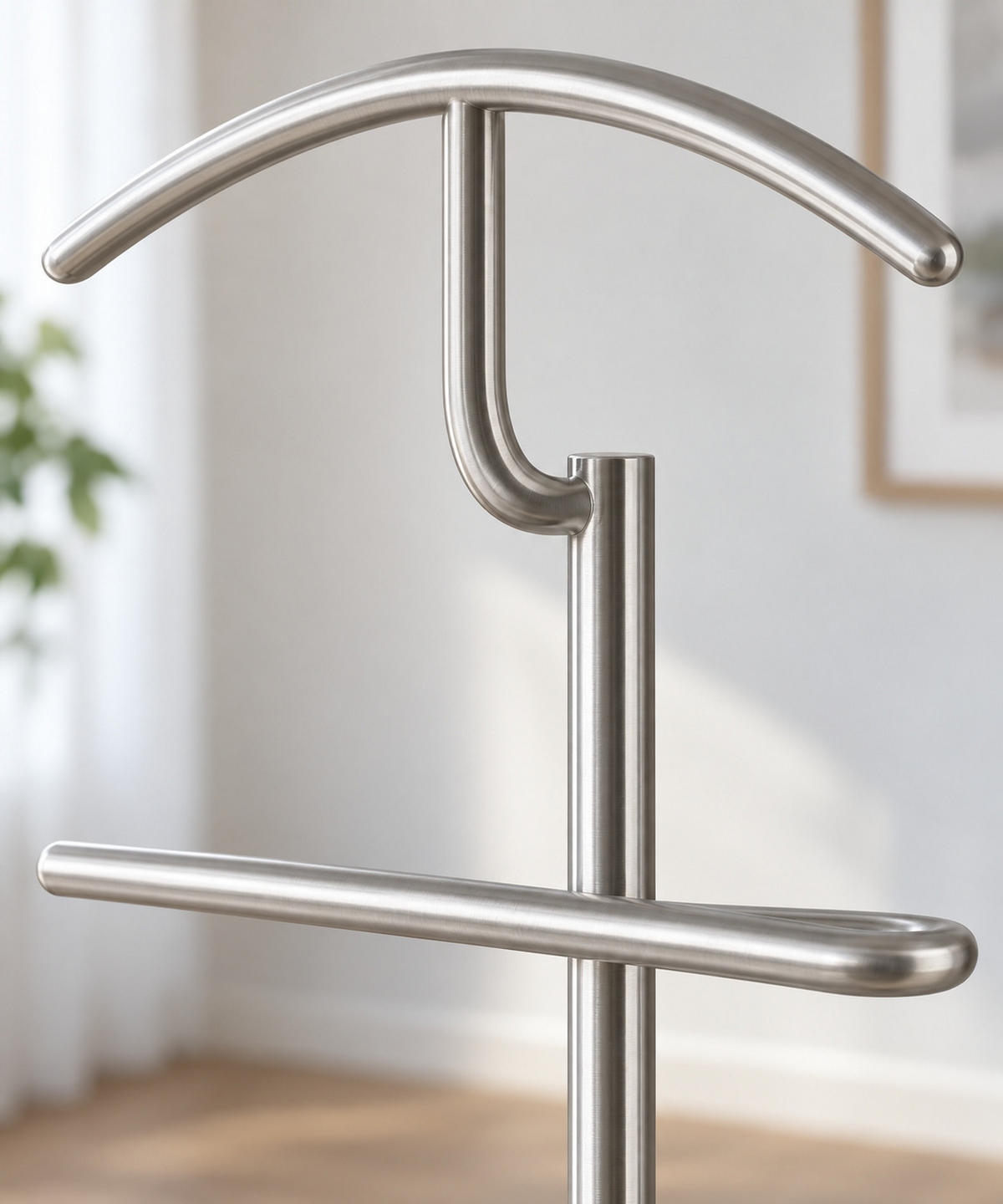 HERRENDIENER Edelstahlfarben  - Edelstahlfarben, Design, Metall (40/120/28cm) - Boxxx