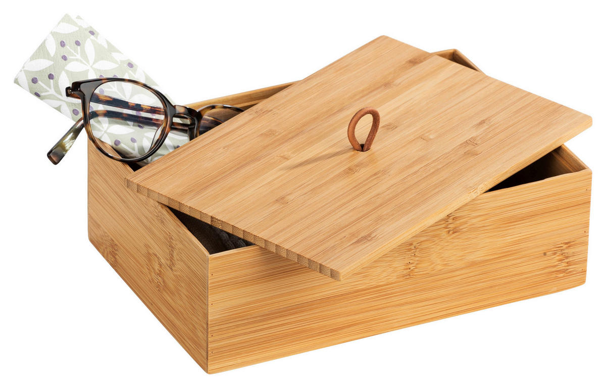 ORGANIZÉR hnedá - hnedá, Basics, drevo (22/7/15cm)