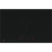 INDUKTIONSKOCHFELD KID6857AS  - Schwarz, Basics, Glas/Metall (80/52/4,4cm) - AEG