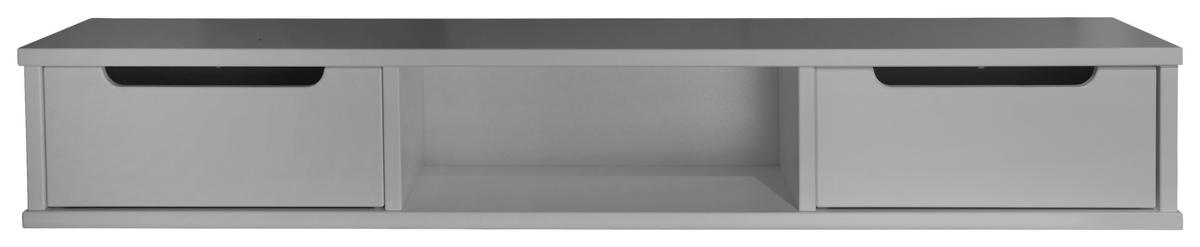 REGALAUFSATZ Weiß  - Weiß, Design, Holzwerkstoff (120/18/20cm) - Stylife