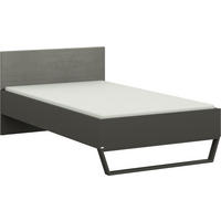 BETT 120/200 cm  in Anthrazit, Graphitfarben   - Anthrazit/Graphitfarben, Design, Holzwerkstoff/Textil (120/200cm) - Cantus
