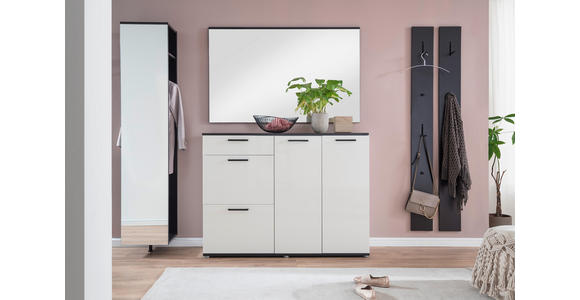 GARDEROBE 5-teilig in 250/200/38 cm - Anthrazit/Weiß, KONVENTIONELL, Holzwerkstoff (250/200/38cm) - Moderano