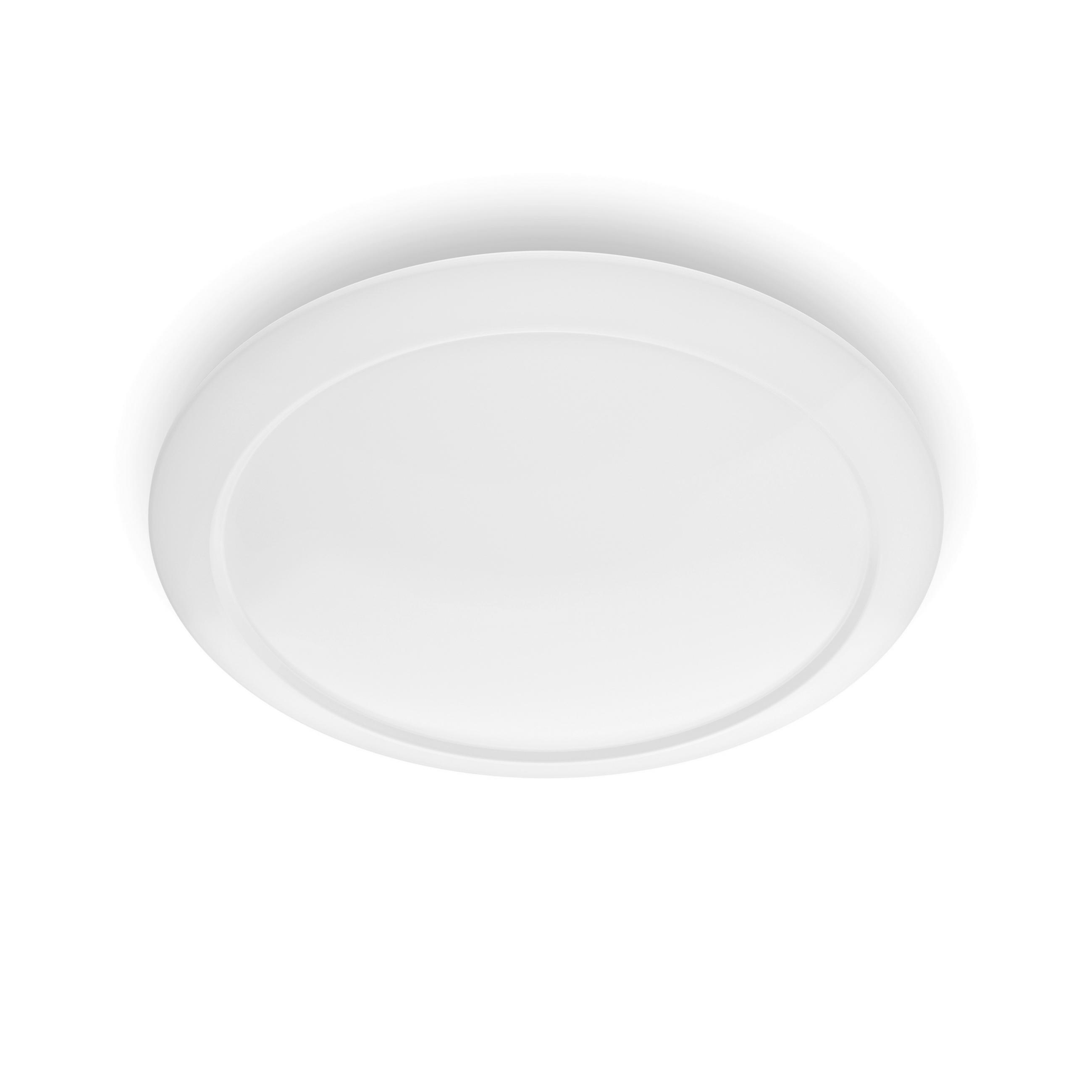 Philips Led-Deckenleuchte Cinnabar Weiß 40.4x10.64x40.4 cm