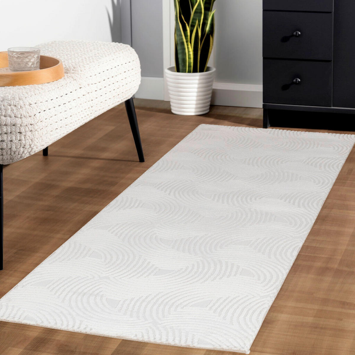 LÄUFER 80/250 cm Sahara  - Creme, Design, Textil (80/250cm) - Novel