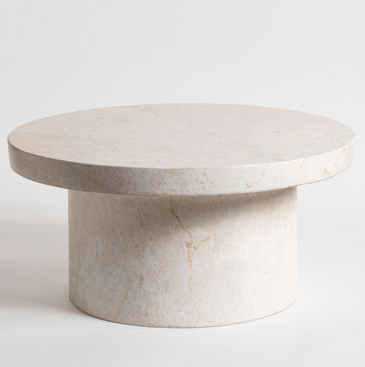 COUCHTISCH rund Kaschmir  - Kaschmir, Design, Stein (60/30/60cm) - MID.YOU