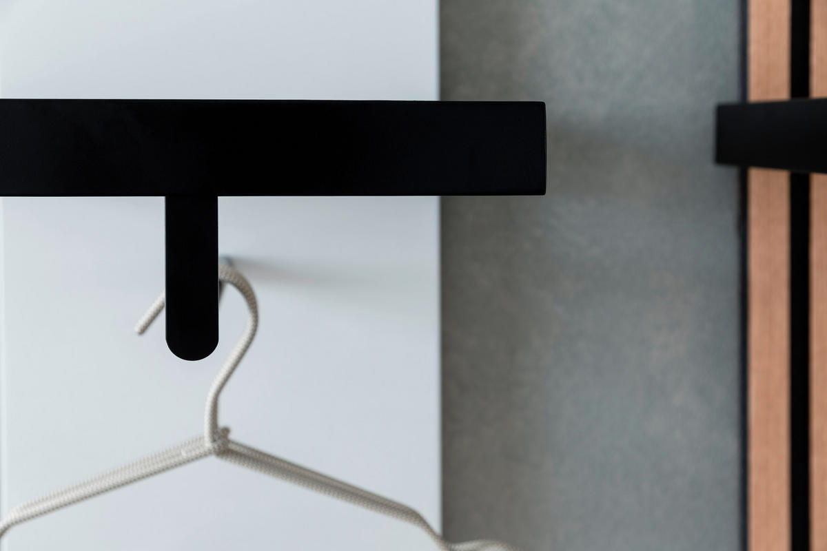 GARDEROBE 4-teilig  in 200/200/30 cm  - Weiss/Eichefarben, Design, Holz/Holzwerkstoff (200/200/30cm) - Moderano