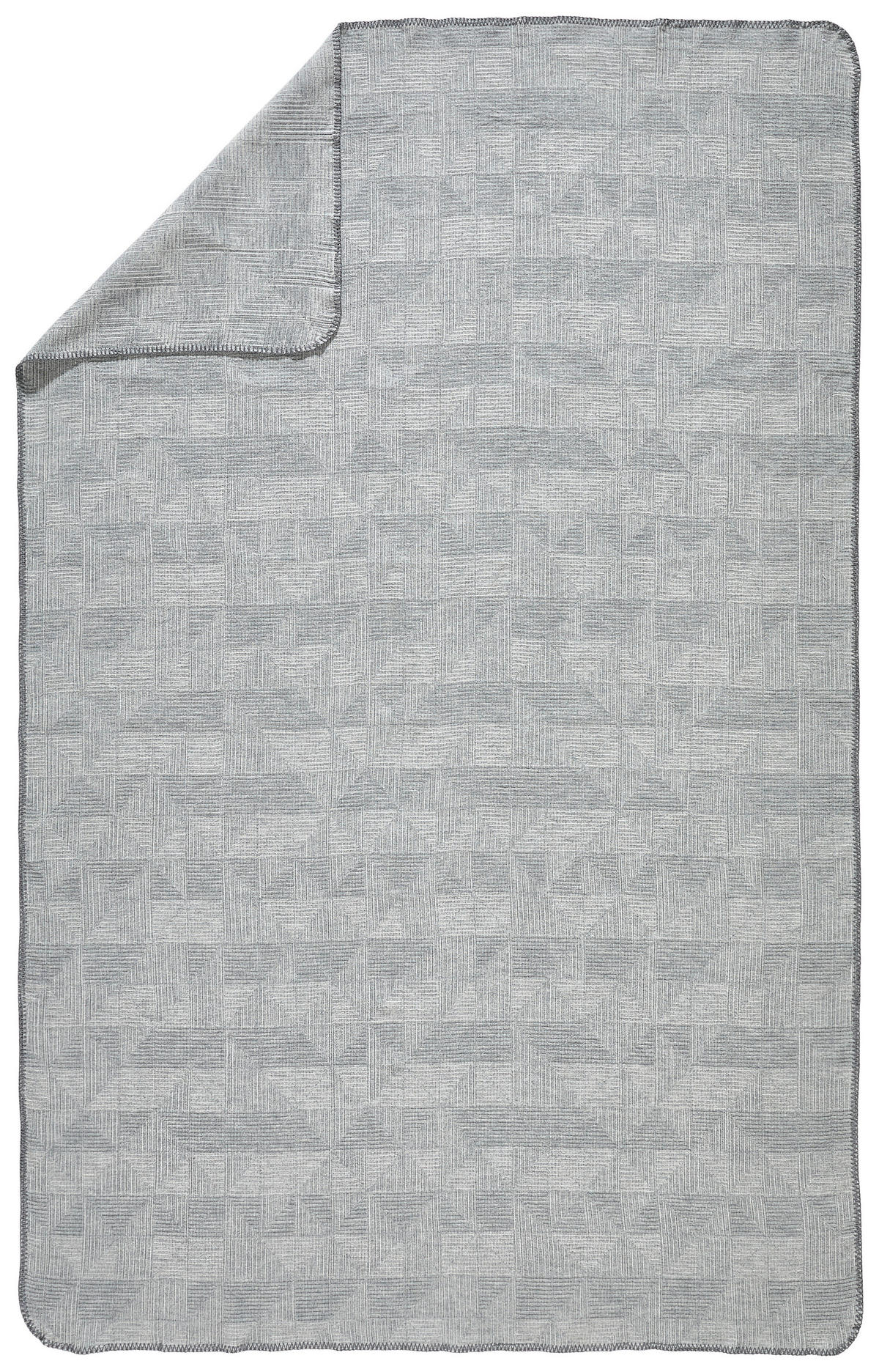 WOHNDECKE MInerva 150/200 cm  - Lavagrau, Basics, Textil (150/200cm) - Bio:Vio