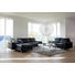 SOFA Echtleder Schwarz - Schwarz, KONVENTIONELL, Leder/Metall (172/73/96cm) - Stressless