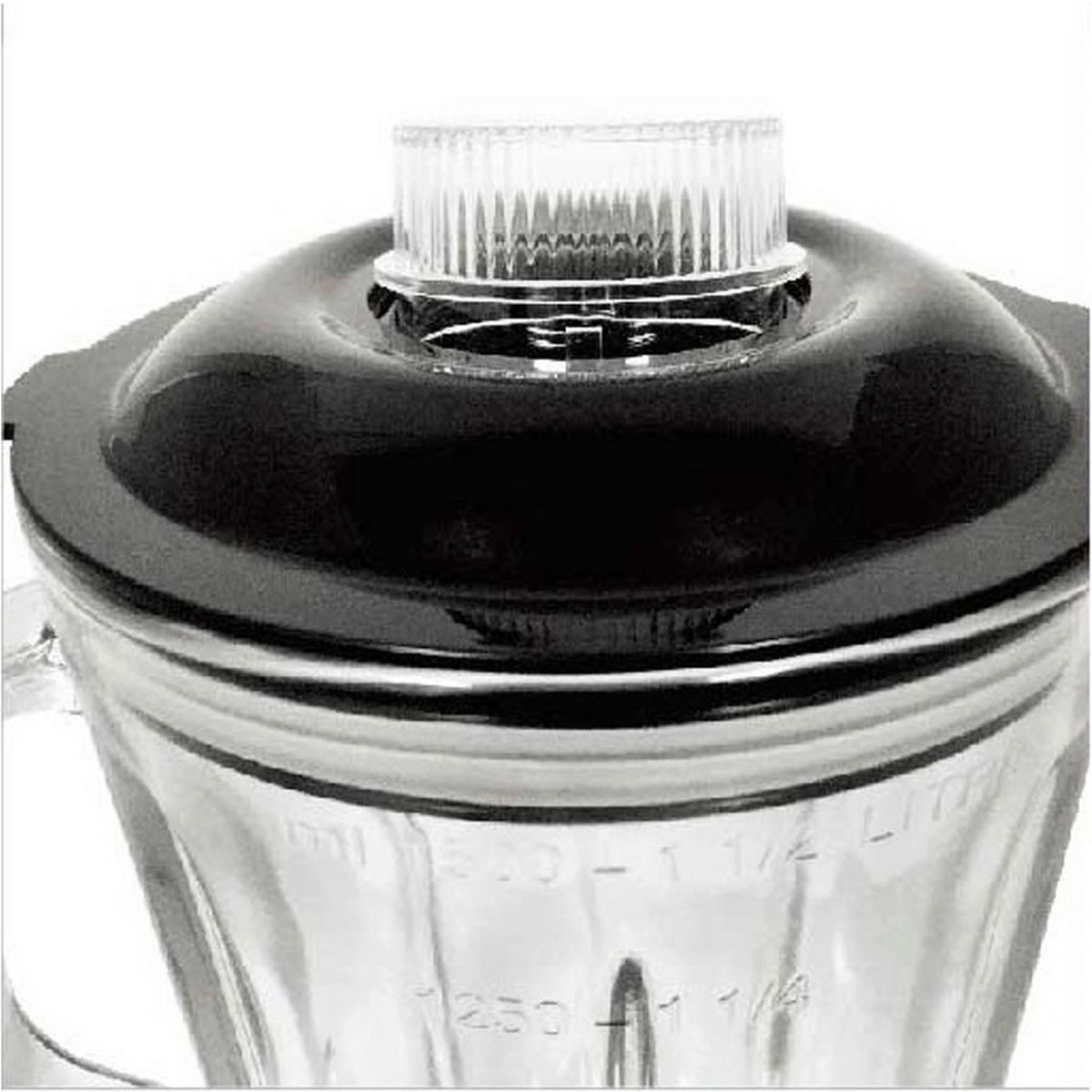 STANDMIXER  - Edelstahlfarben/Transparent, Basics, Glas/Kunststoff (23/40/21cm) - Silva Homeline