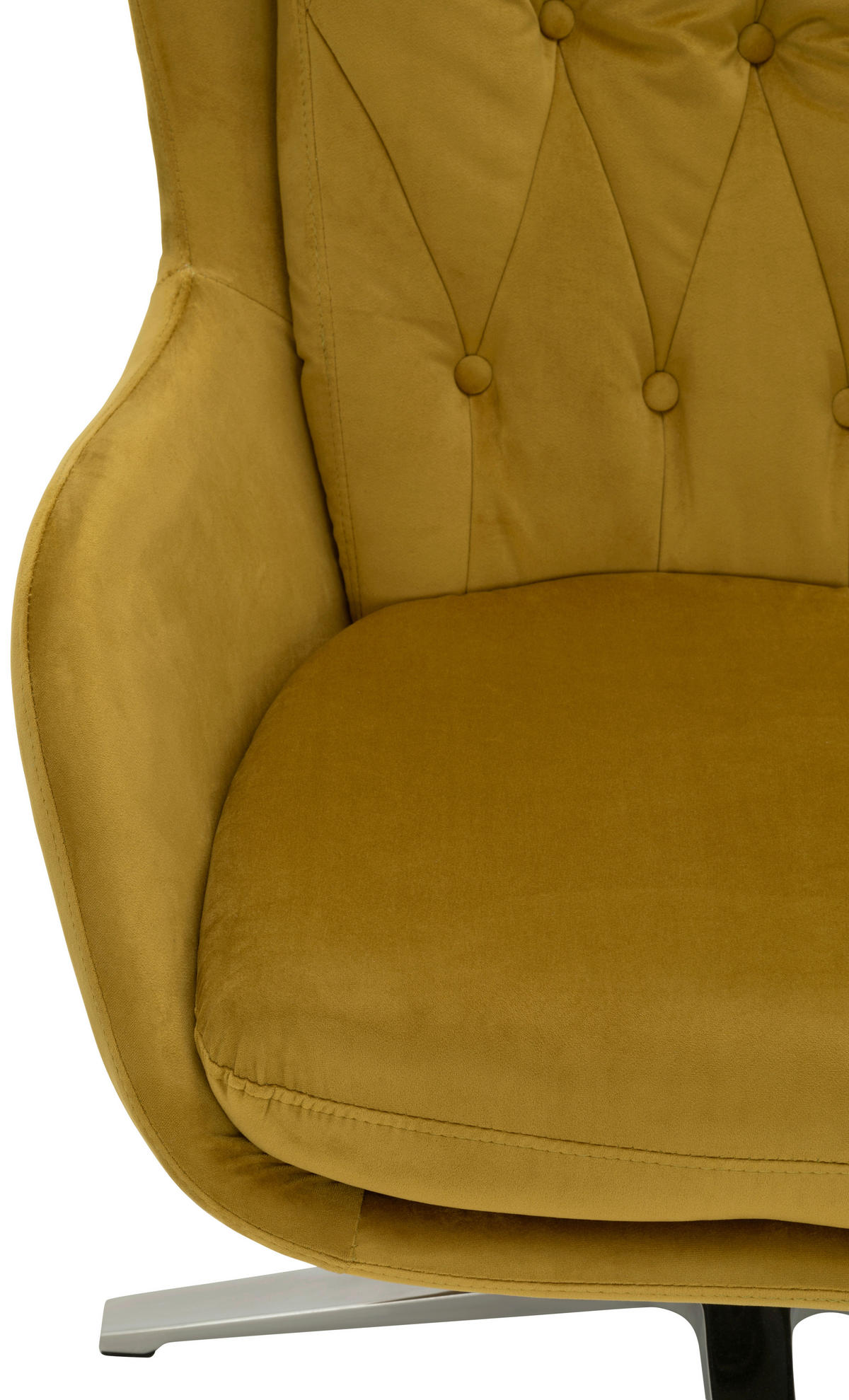 RELAXSESSEL Samt    - Gelb, Design (73/102/84cm) - MID.YOU