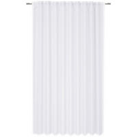 KOMBINOVANA ZAVESA bela  140/180 cm  - bela, Osnovno, tekstil (140/180cm) - Esposa