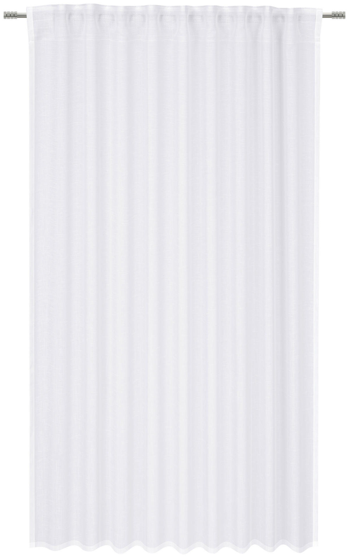 KOMBINOVANA ZAVESA bela  140/180 cm  - bela, Osnovno, tekstil (140/180cm) - Esposa