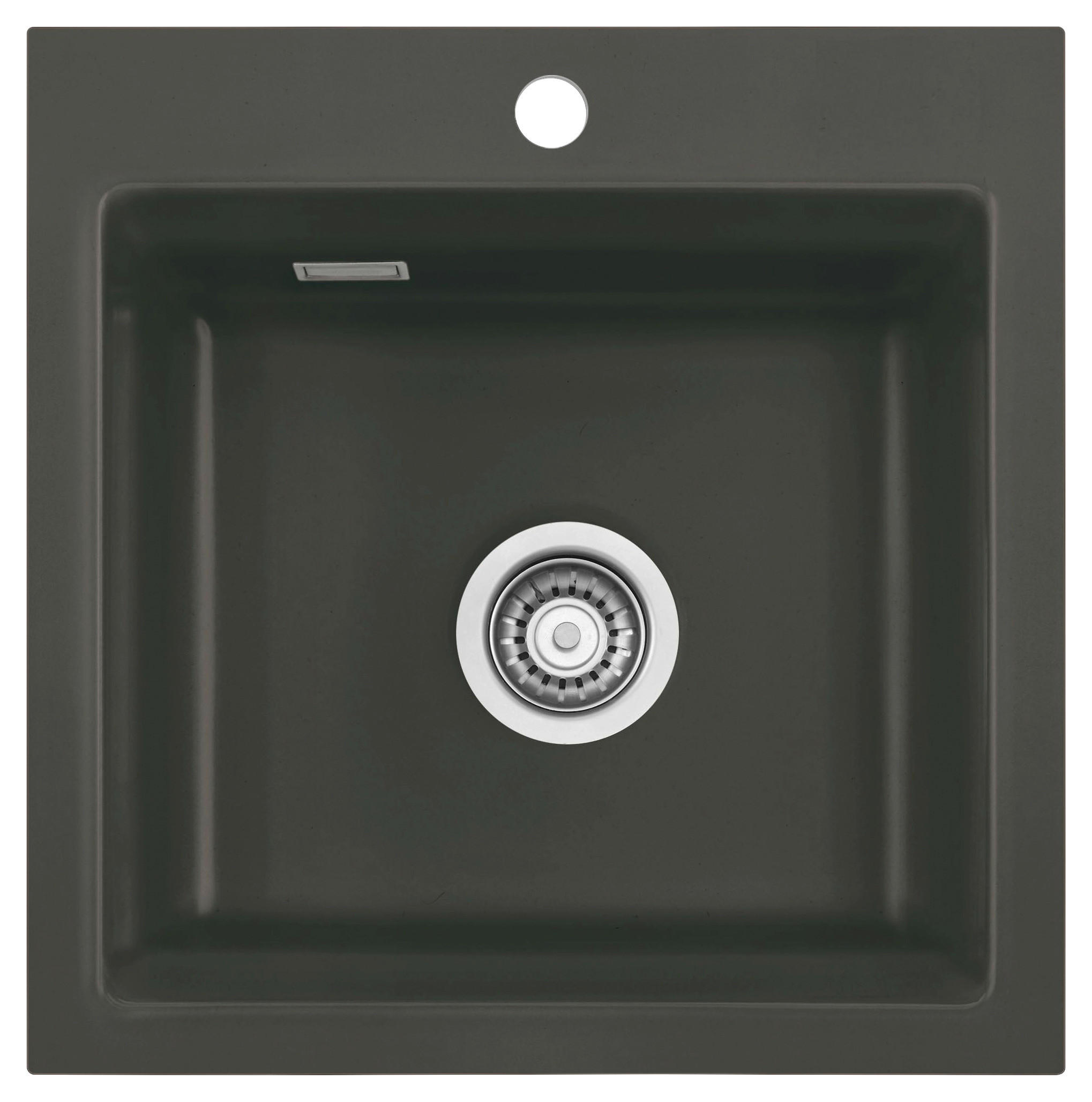 SPÜLE Kara 51 / 50030185  - Schieferfarben, Basics, Keramik (51/20/51cm) - Systemceram
