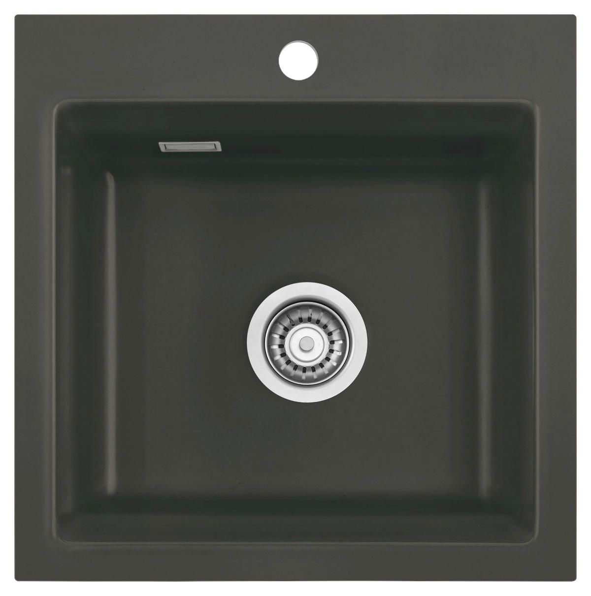 SPÜLE Kara 51 / 50030185  - Schieferfarben, Basics, Keramik (51/20/51cm) - Systemceram