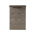 GARDEROBENPANEEL  in 84/128/29 cm  - Eichefarben, Basics, Holzwerkstoff (84/128/29cm) - Carryhome