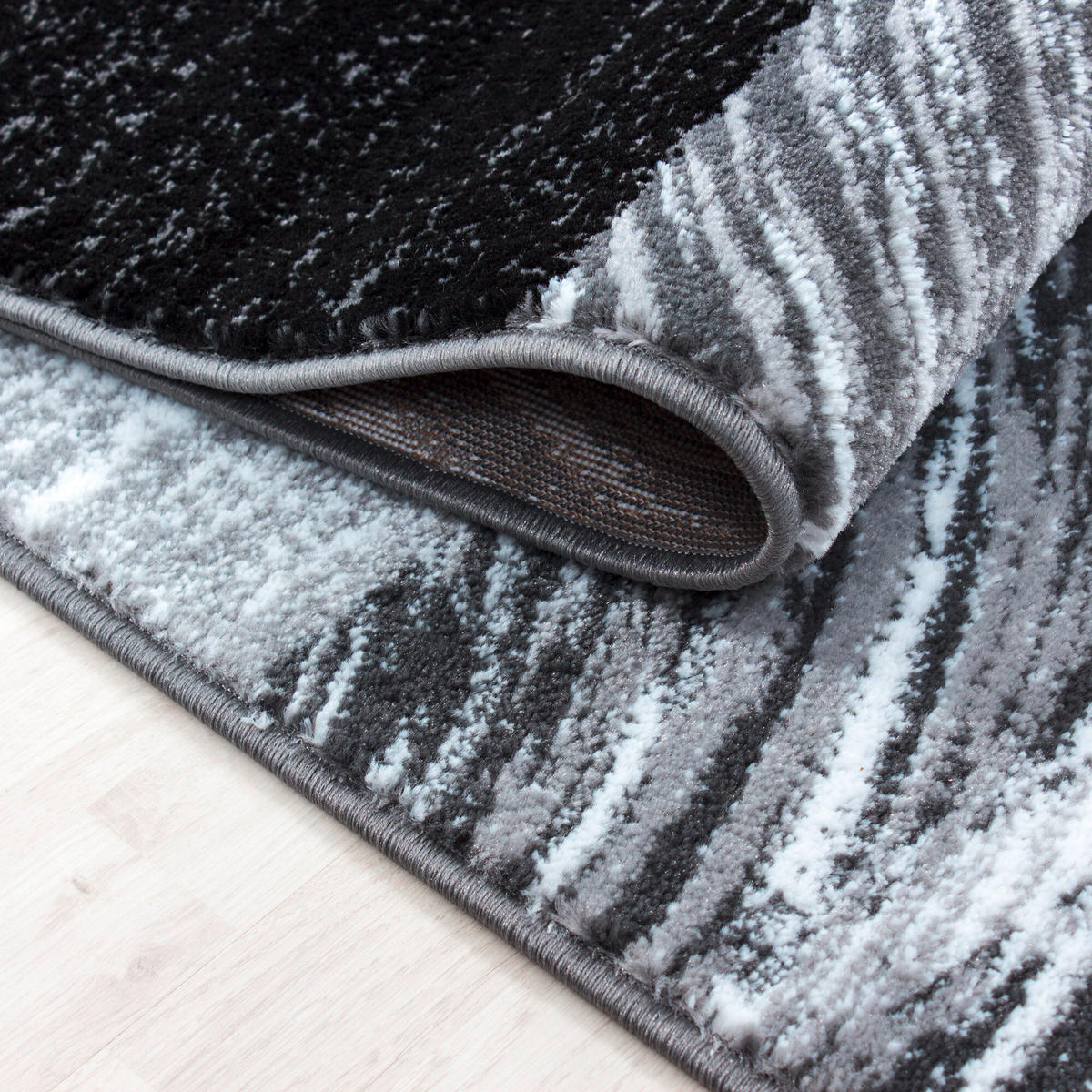 FLACHWEBETEPPICH 240/340 cm Parma Schwarz  - Schwarz, Design, Textil (240/340cm) - Novel