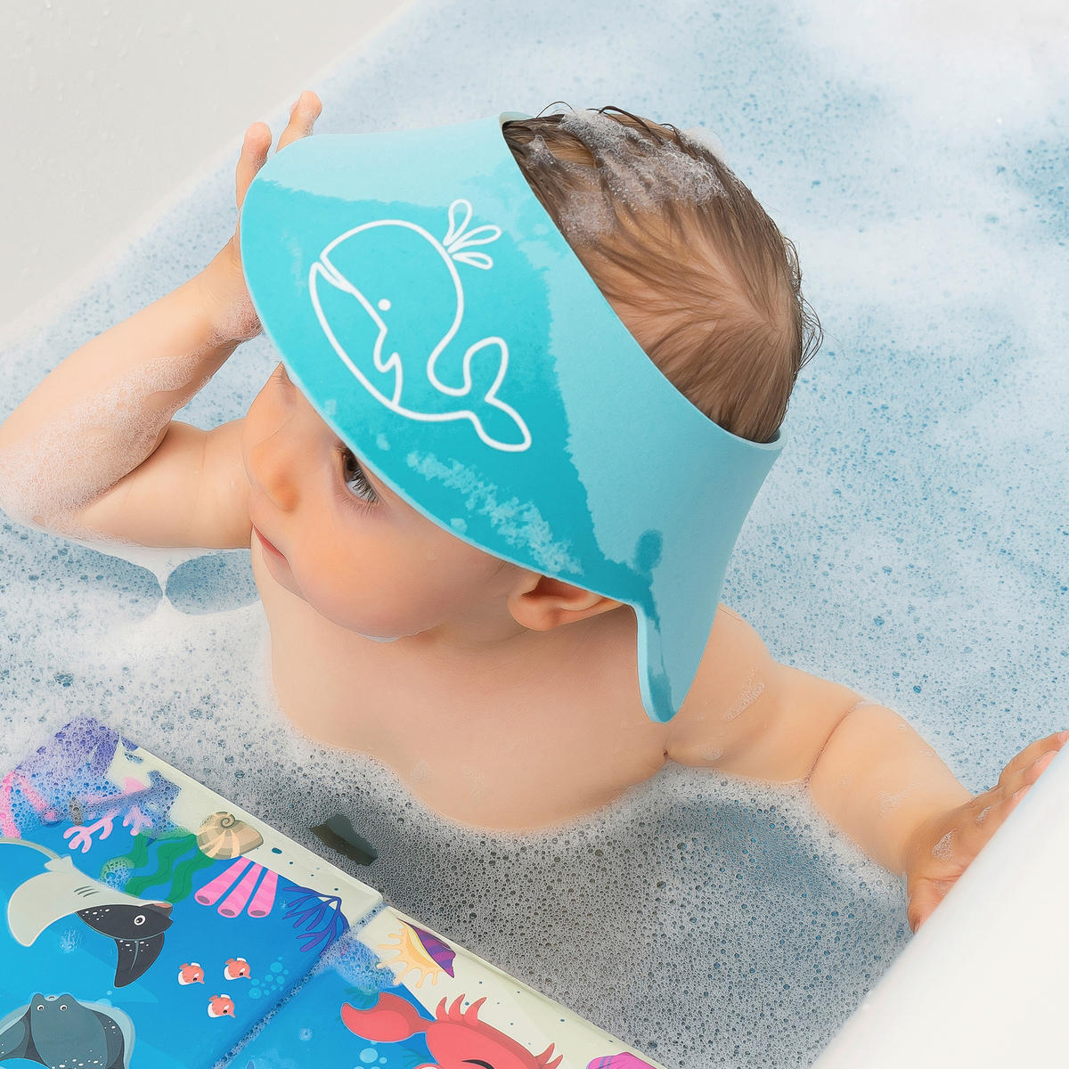 BABYBADESET  - Pastellblau, Basics, Kunststoff (9,8/17/5cm) - Reer