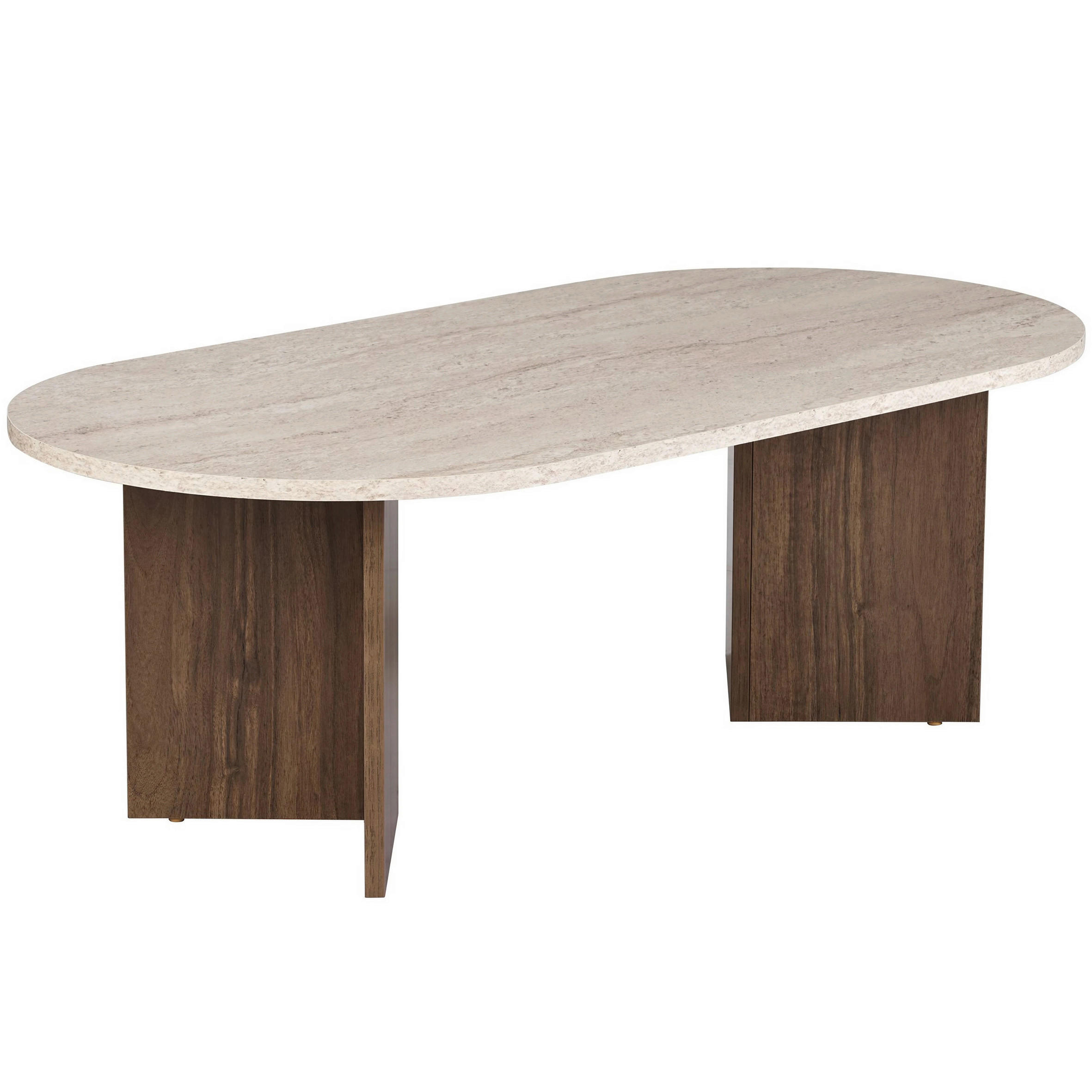 MID.YOU KONFERENČNÍ STOLEK, barvy vlašských ořechů, slonovinová, kompozitní dřevo, 119/40/60 cm