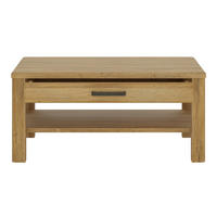 KLUBSKA MIZA, 100/45,6/75 cm barve hrasta  - barve kroma/barve hrasta, Design, umetna masa/leseni material (100/45,6/75cm) - Landscape