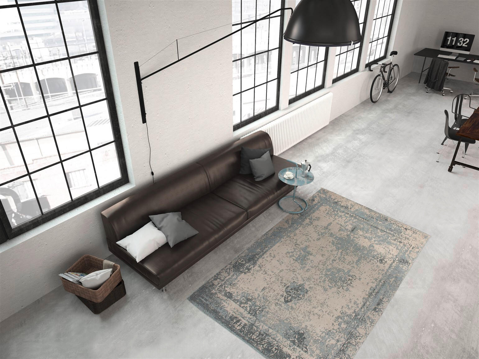 LÄUFER 80/150 cm Nostalgia 285 Grau Grau  - Grau, KONVENTIONELL, Textil (80/150cm)