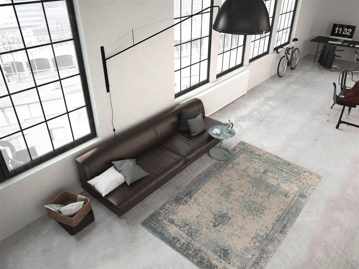 LÄUFER 80/150 cm Nostalgia 285 Grau Grau  - Grau, KONVENTIONELL, Textil (80/150cm)