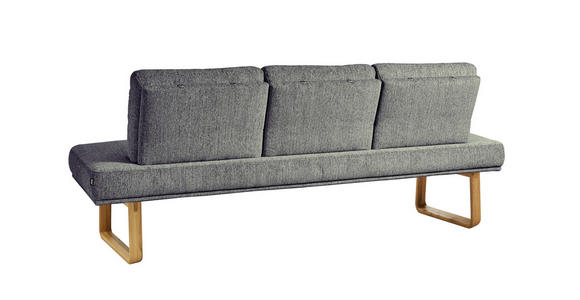 SITZBANK 224/92/78 cm  in Beige  - Eichefarben/Beige, Design, Holz/Textil (224/92/78cm) - Dieter Knoll