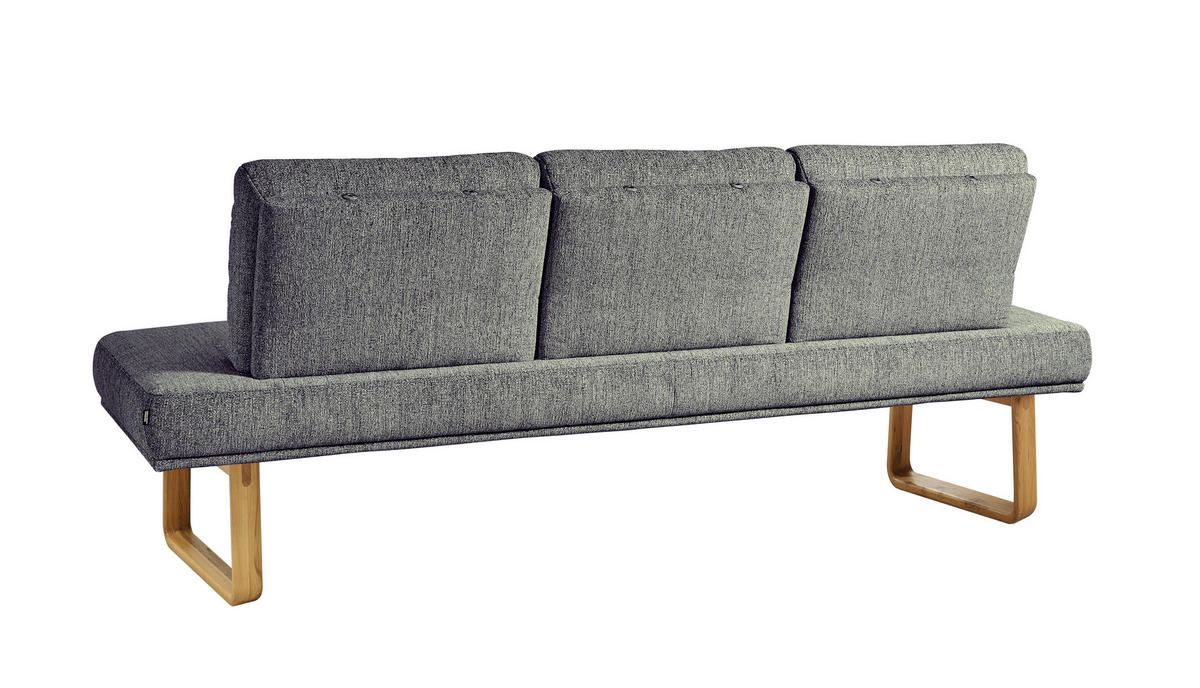 SITZBANK 224/92/78 cm  in Beige  - Eichefarben/Beige, Design, Holz/Textil (224/92/78cm) - Dieter Knoll