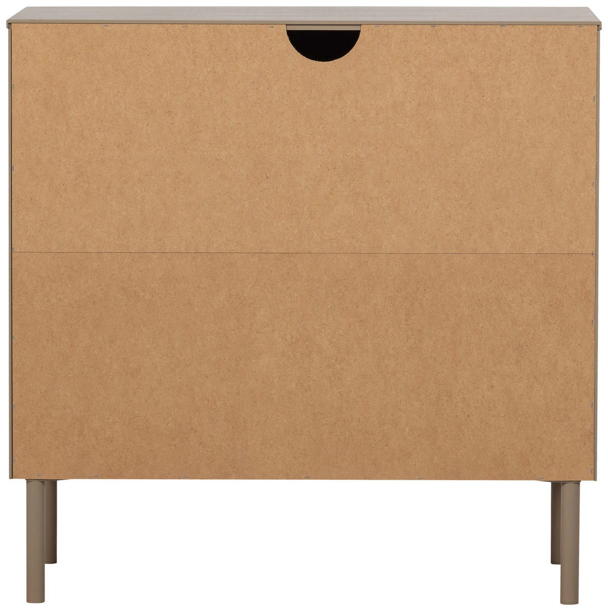 KOMMODE Gunnar, 94/93/52 cm, 3 Schublade(n)  - Schlammfarben/Schwarz, Design, Holz/Metall (94/93/52cm) - Livetastic