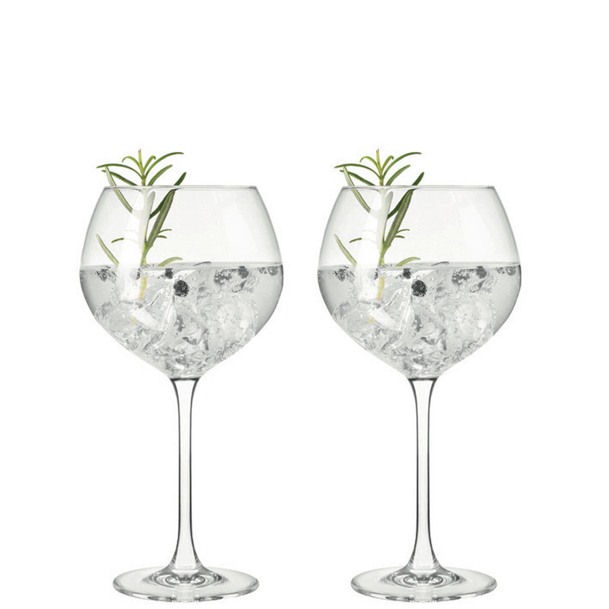 SET ČAŠA  2 dela   - providno/prozirna, Osnovno, staklo (22,6/21,5/11,5cm) - Leonardo