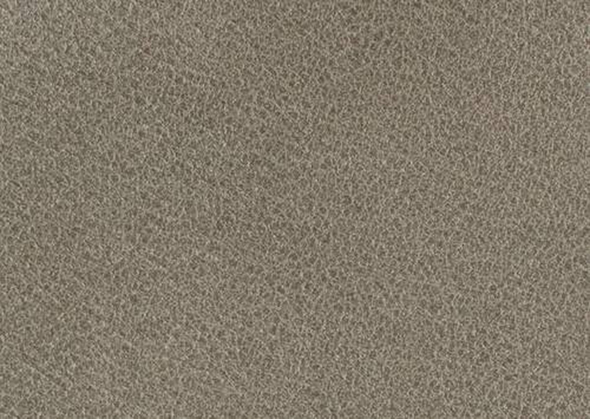 SITZGARNITUR in Mikrofaser Graubraun  - Graubraun/Alufarben, Konventionell, Textil/Metall (192/96/89cm) - Beldomo Comfort
