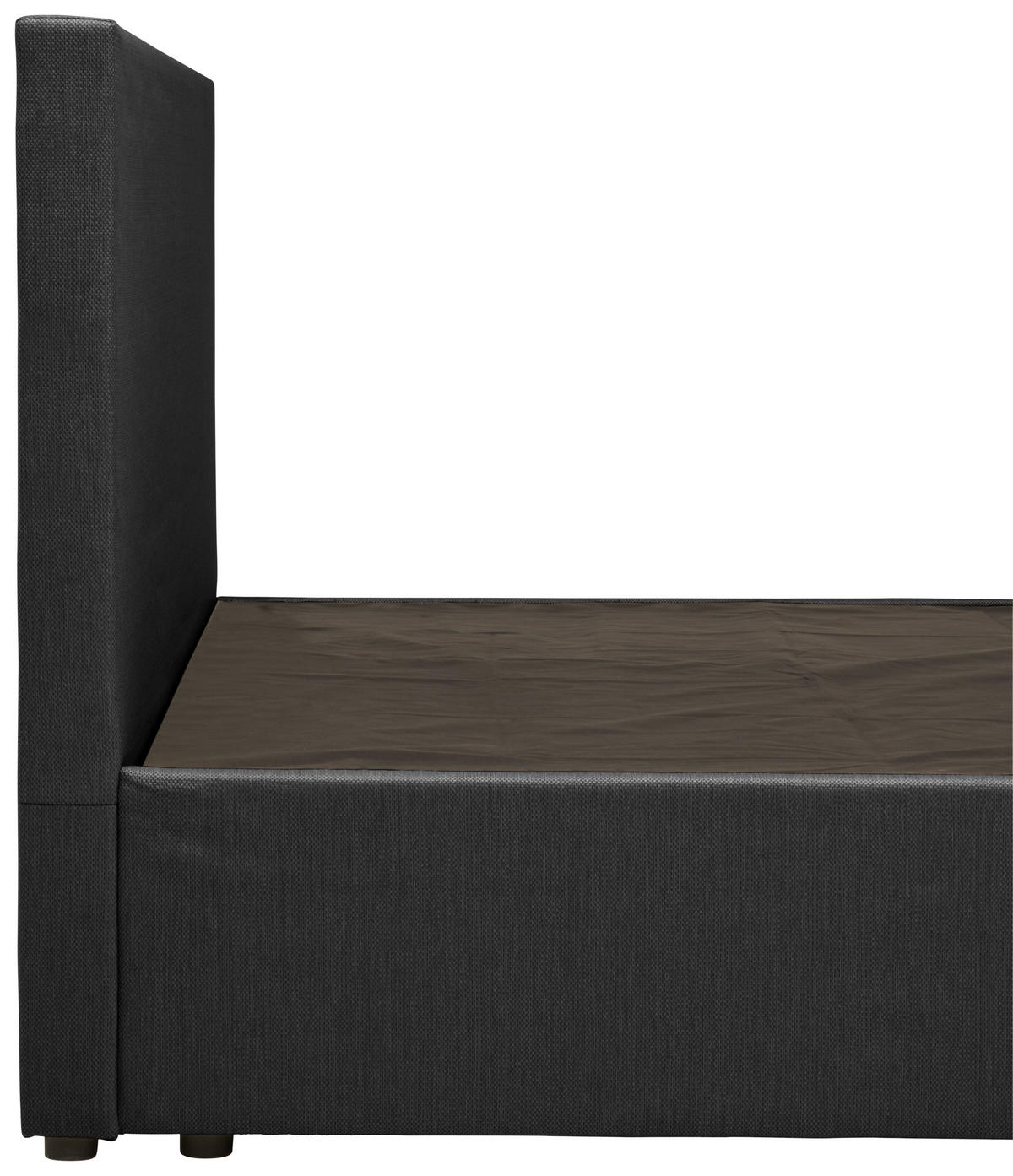 BOXBETT 180/200 cm  in Grau  - Schwarz/Grau, Basics, Holz/Holzwerkstoff (180/200cm) - P & B