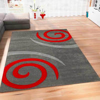 WEBTEPPICH 160/230 cm CASCADA PLUS Rot  - Rot, MODERN, Textil (160/230cm)