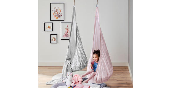 HÄNGEHÖHLE Poddy - Grau, Trend, Kunststoff/Textil (70/150cm) - My Baby Lou