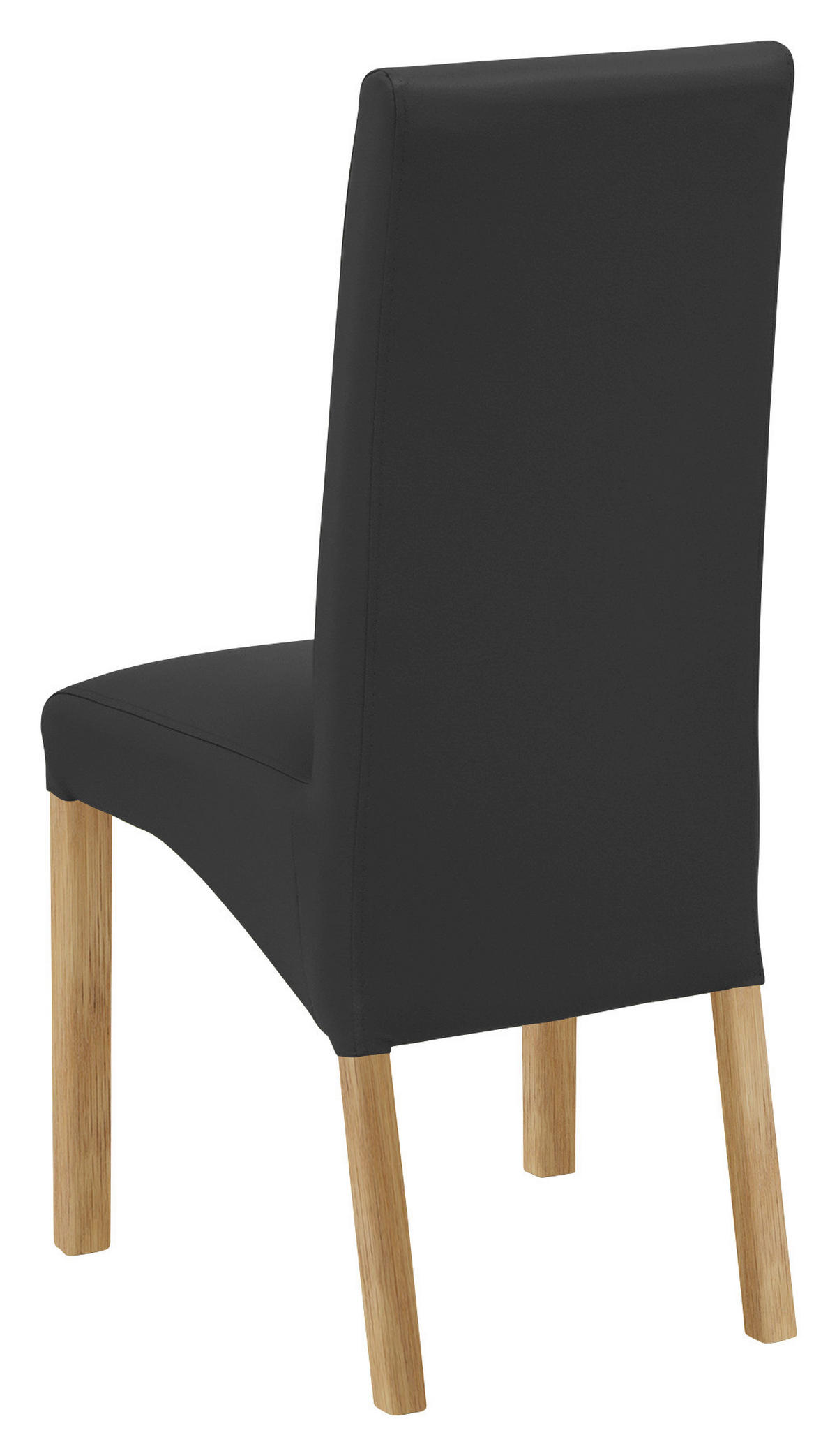 STUHL  in Lederlook Textil  - Eichefarben/Anthrazit, KONVENTIONELL, Holz/Textil (47/102/57cm) - Carryhome