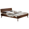 BETT 140/200 cm  in Nussbaumfarben  - Nussbaumfarben, KONVENTIONELL, Holz (140/200cm) - Hasena