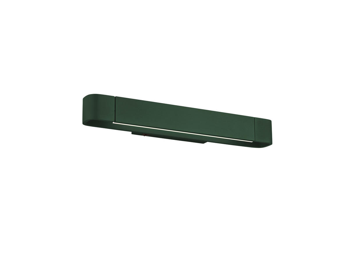 LED-WANDLEUCHTE 40/10/10 cm   - Grün, Design, Metall (40/10/10cm) - Hell