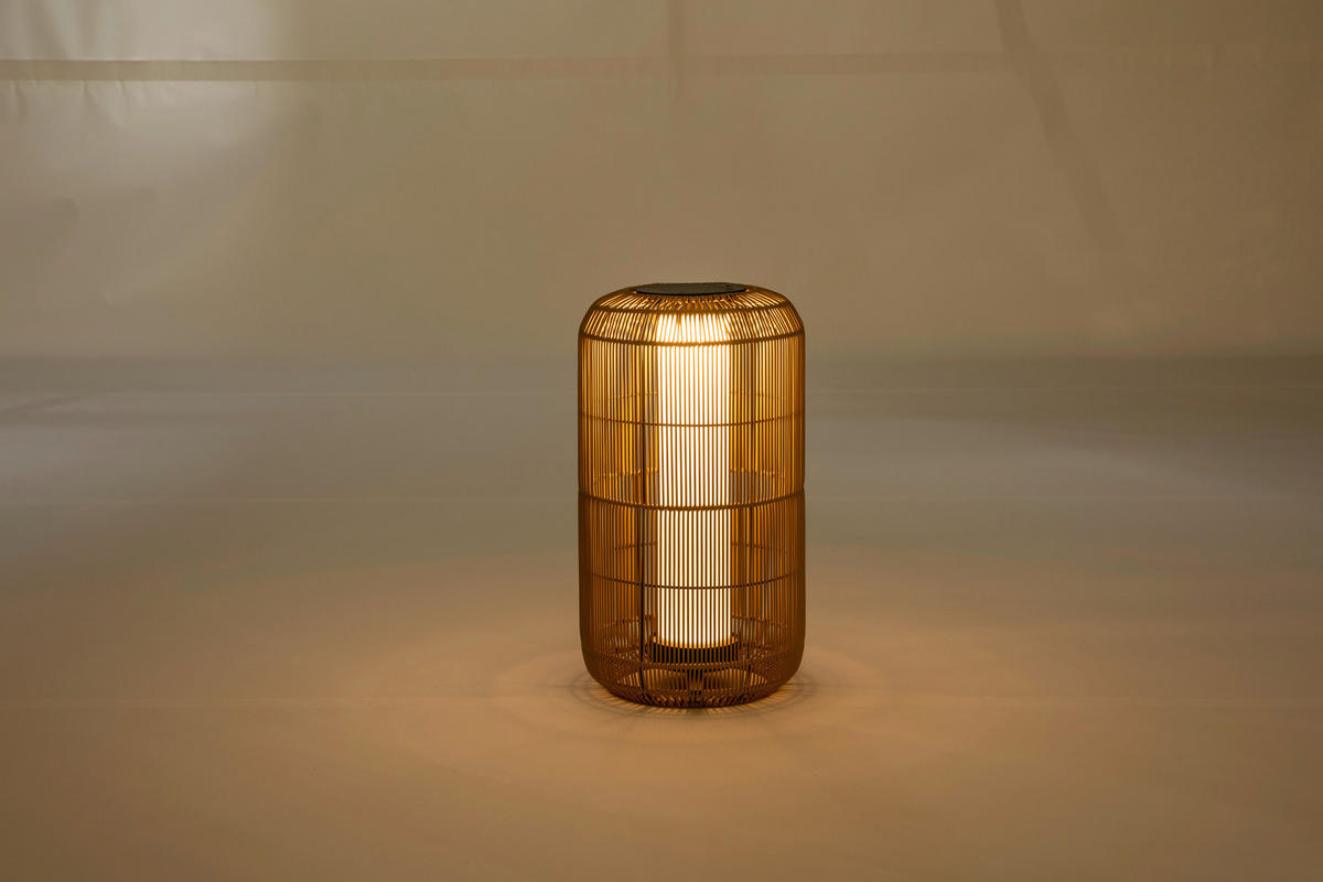 SOLARLEUCHTE  - Naturfarben, Design, Kunststoff/Metall (30/55/30cm) - Ambia Garden