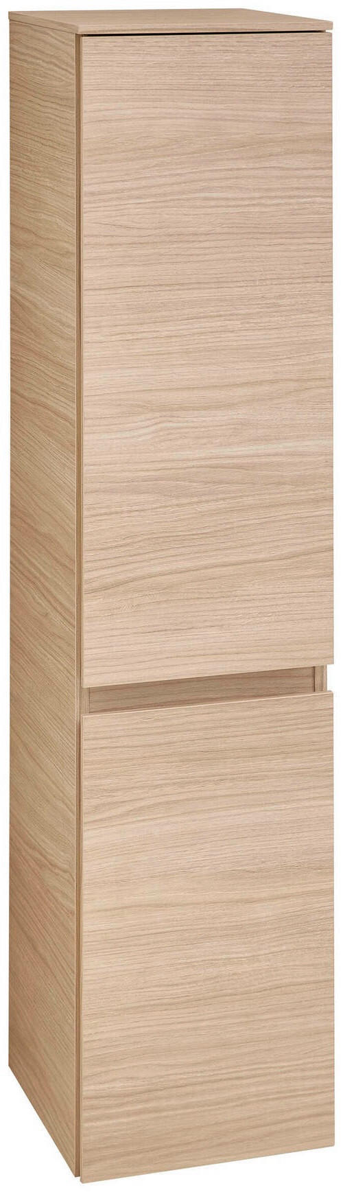 MIDISCHRANK 30/127/33 cm  - Eichefarben, LIFESTYLE, Glas/Holzwerkstoff (30/127/33cm) - Sadena