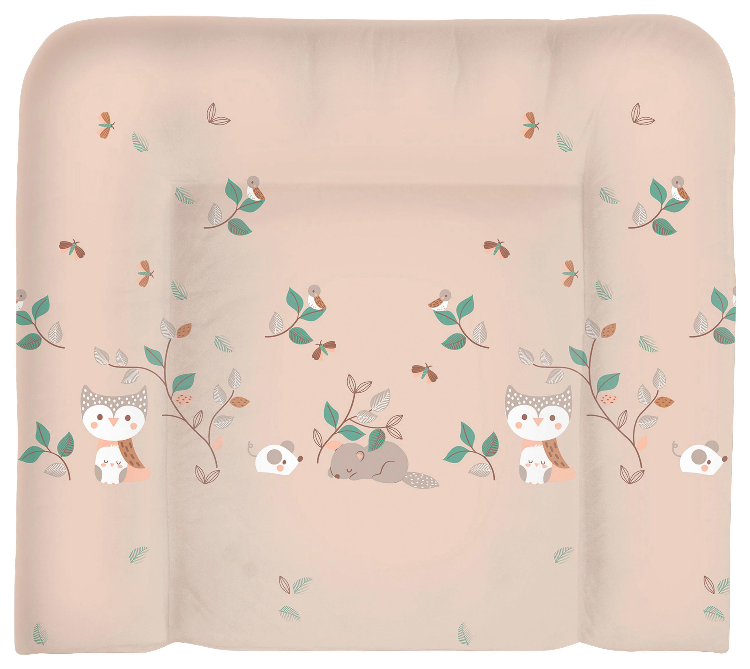 PODLOGA ZA PREVIJANJE  Elly Apricot  - prljavo ružičasta, Basics, tekstil (85/75cm) - Avelia