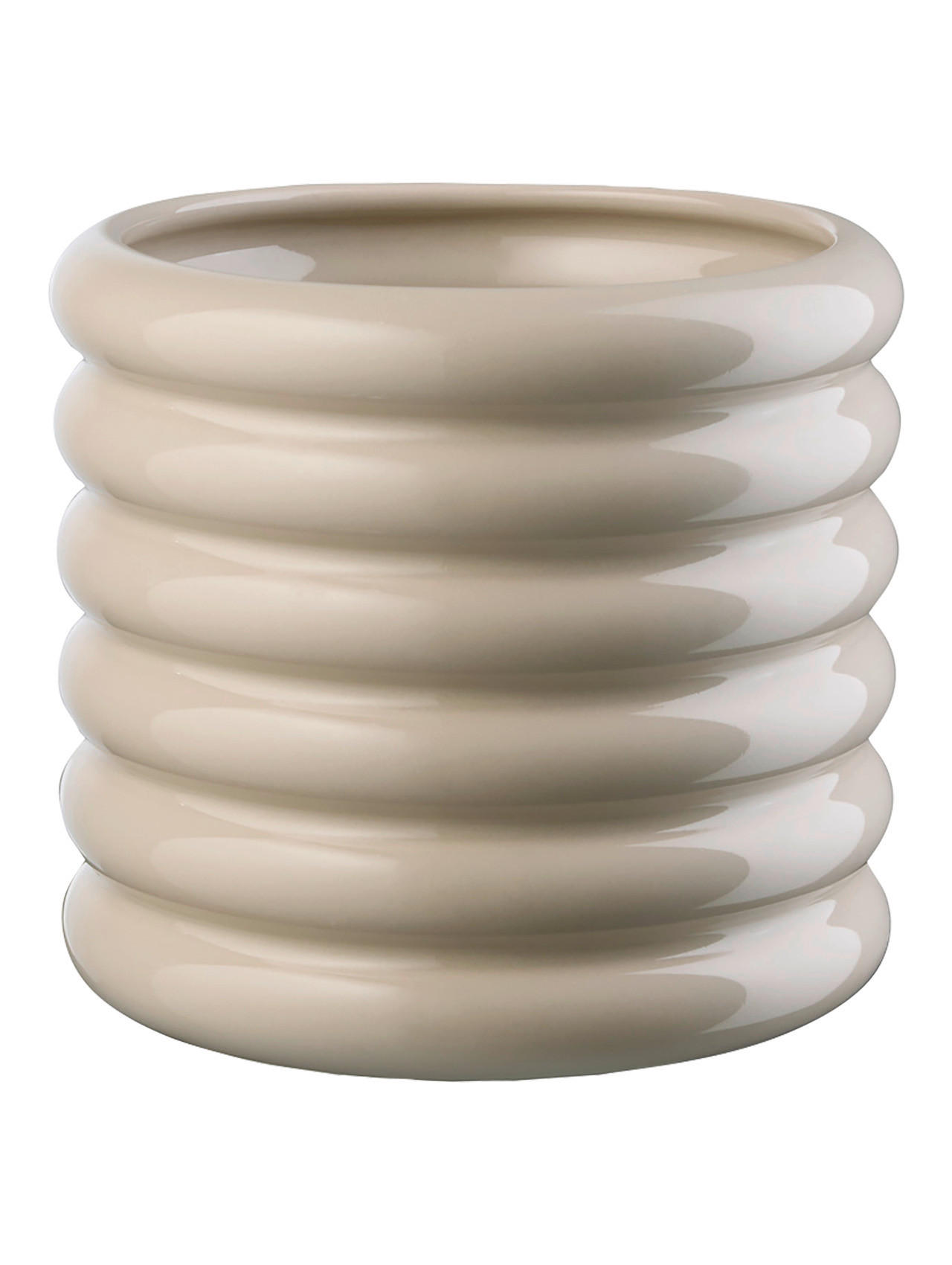 VAZA  keramika  - peščene barve, Basics, keramika (21,5/23cm) - ASA