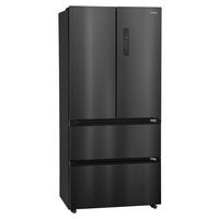 SIDE-BY-SIDE 83,3/189,8/64,8 cm 7802.4812  - Schwarz, KONVENTIONELL, Metall (83,3/189,8/64,8cm) - Trisa Electronics
