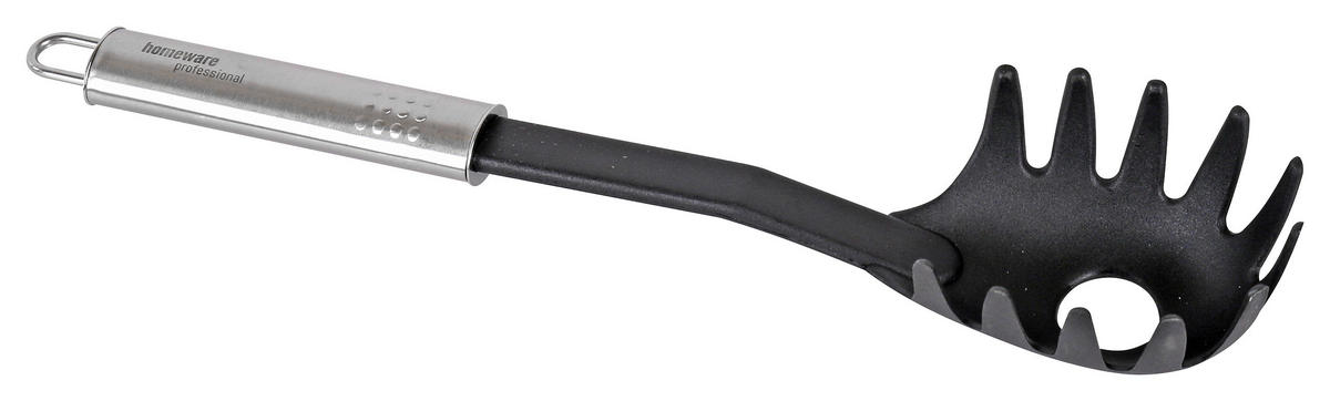 NABERAČKA NA ŠPAGETY - čierna/strieborná, Basics, kov/plast (30cm) - Homeware Profession.