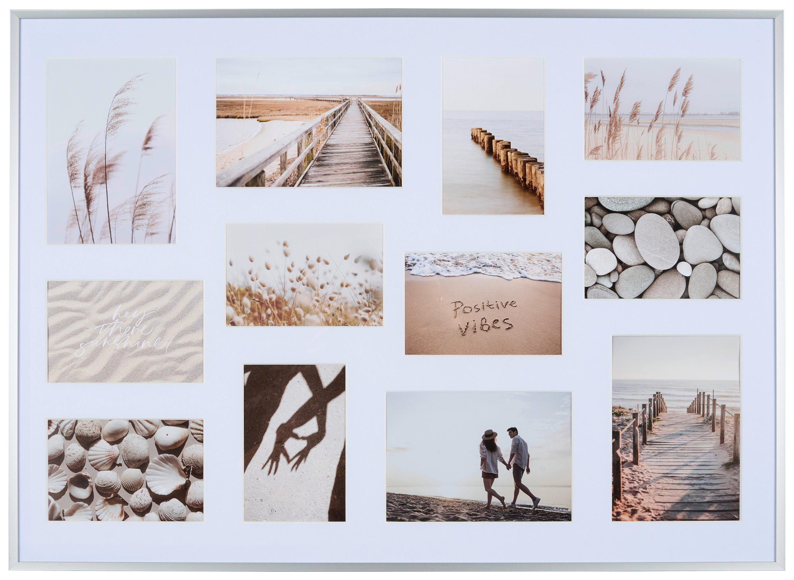 BILDERRAHMEN - Silberfarben, Basics, Metall (50/70cm) - Nielsen